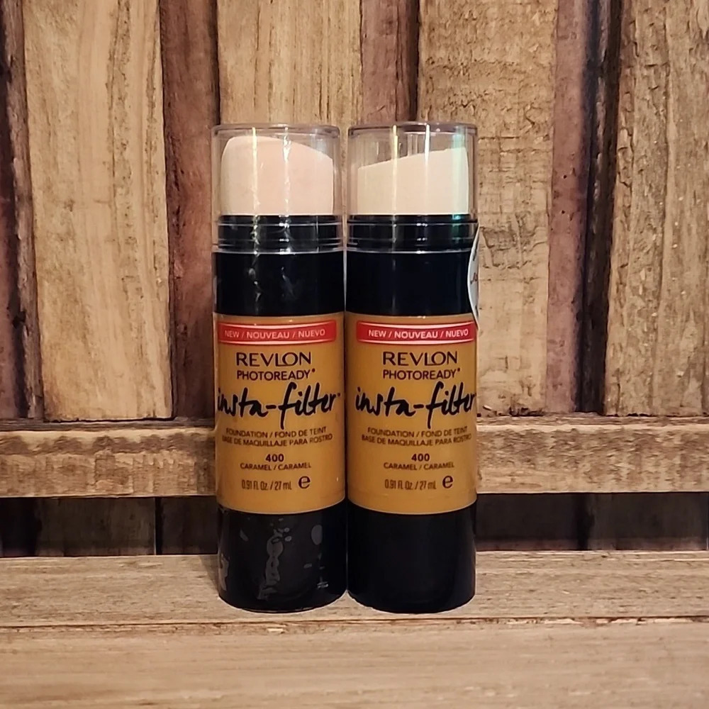 (2) Revlon PhotoReady Insta-Filter Foundation- 400 Caramel